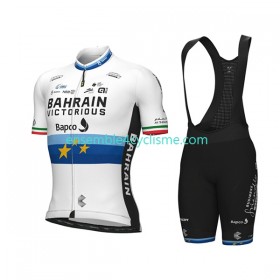 Tenue Maillot + Cuissard à Bretelles 2022 Team Bahrain Victorious N003